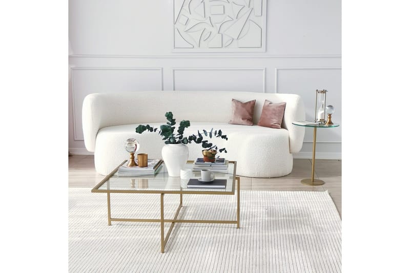 Telence Sofabord 85x35x85 cm - Guld - Møbler - Borde - Sofabord