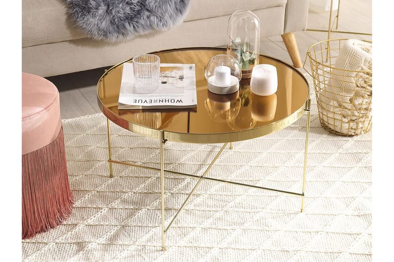 Thore Sofabord - Guld - Møbler - Borde - Sofabord