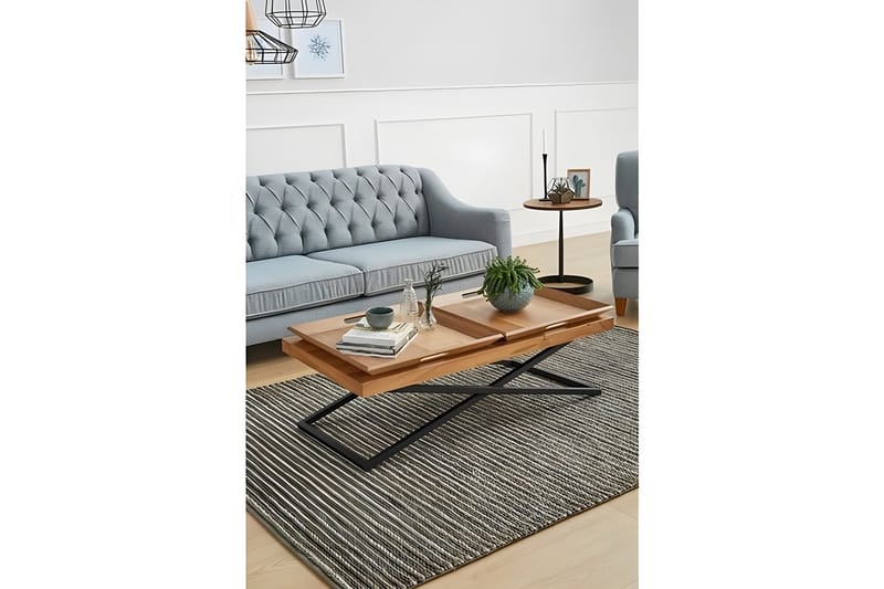 Towly Sofabord 120 cm - Valnød finér - Møbler - Borde - Sofabord