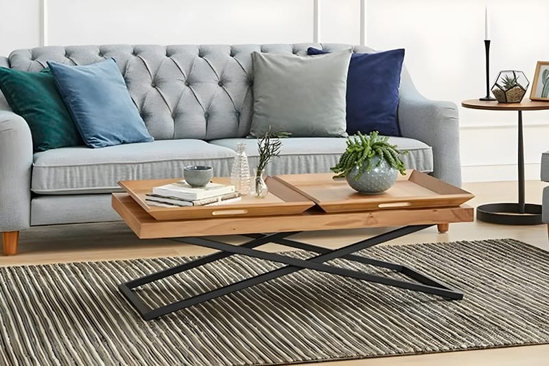 Towly Sofabord 120 cm - Valnød finér - Møbler - Borde - Sofabord