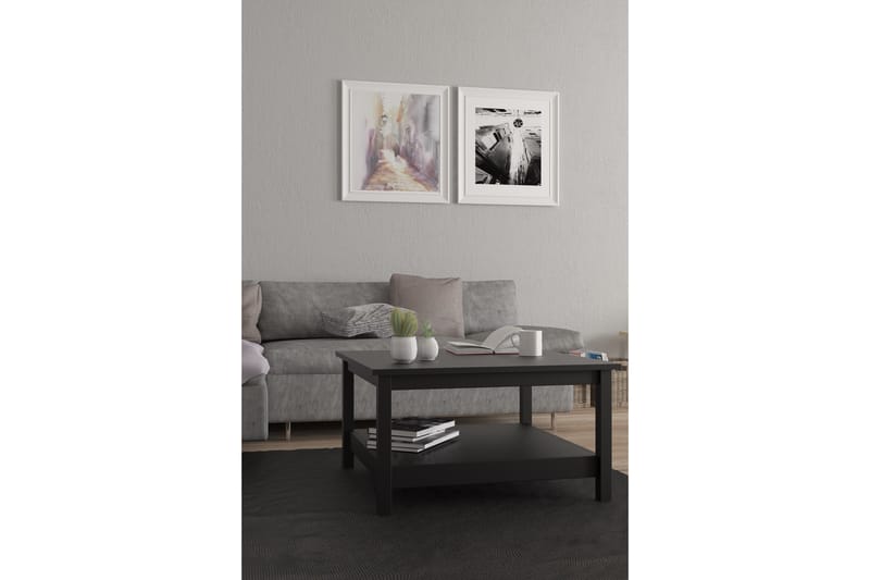 Vallvidera Sofabord 81 cm - Sort - Møbler - Borde - Sofabord