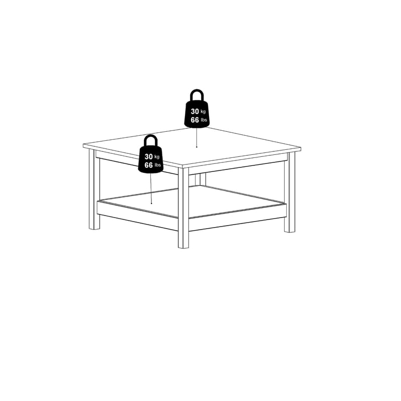 Vallvidera Sofabord 81 cm - Møbler - Borde - Sofabord