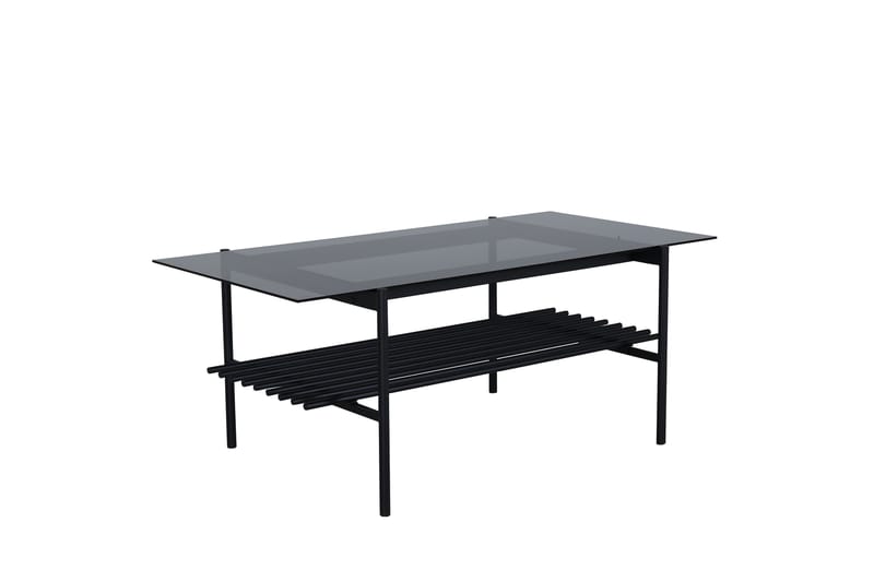Von Staf Sofabord 120 cm - Glas/Sort - Møbler - Borde - Sofabord