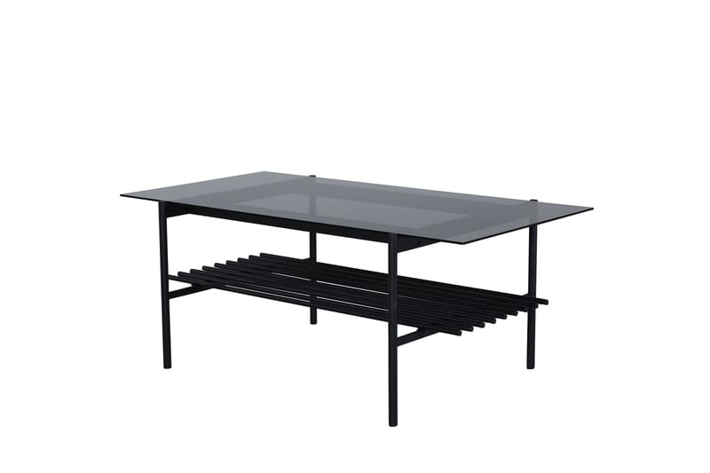 Von Staf Sofabord 120 cm - Glas/Sort - Møbler - Borde - Sofabord