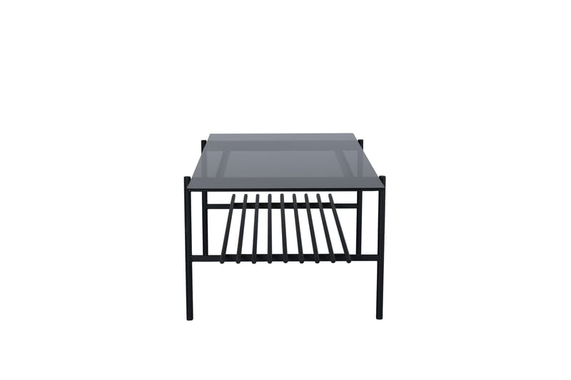 Von Staf Sofabord 120 cm - Glas/Sort - Møbler - Borde - Sofabord