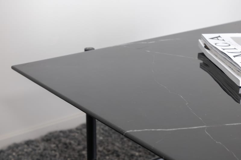 Von Staf Sofabord 120 cm Marmor - Marmor/Sort - Møbler - Borde - Sofabord