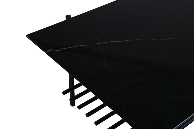 Von Staf Sofabord 120 cm Marmor - Marmor/Sort - Møbler - Borde - Sofabord
