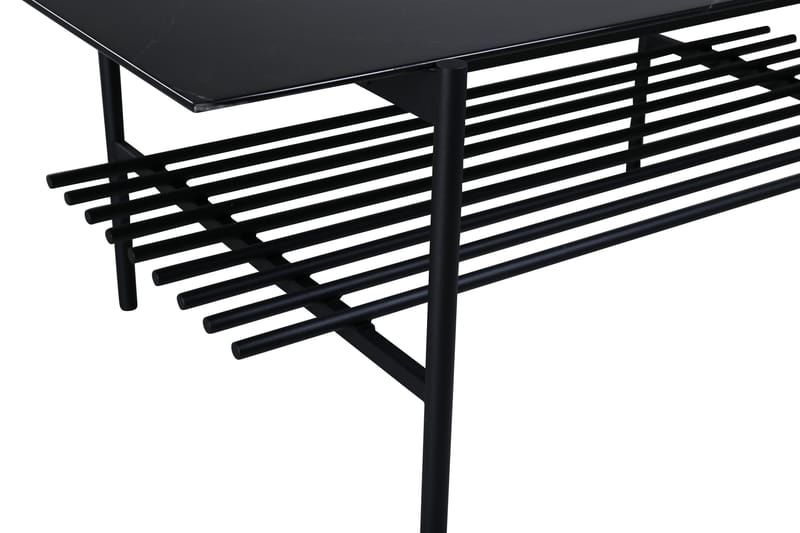 Von Staf Sofabord 120 cm Marmor - Marmor/Sort - Møbler - Borde - Sofabord