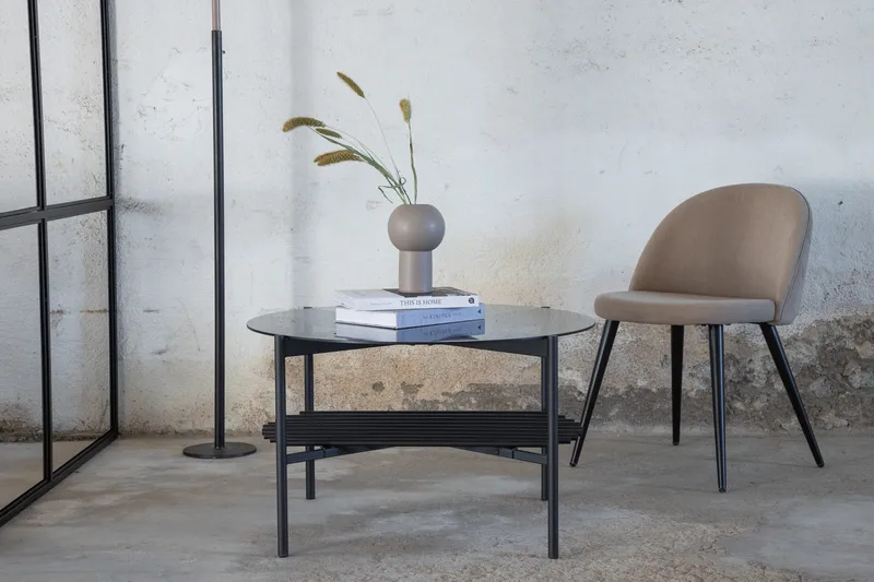 Von Staf Sofabord 80 cm Rundt - Grå - Møbler - Borde - Sofabord