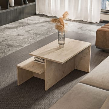 Vumira Sætborde 2 dele 72 cm - Travertin - Møbler - Borde - Sofabord - Kistebord