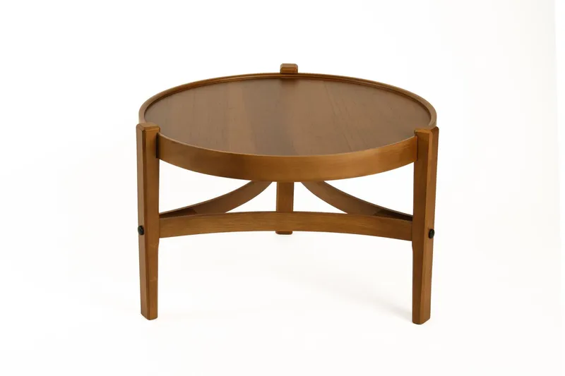 Sofabord Wallxpert Dara (60 x 39 x 60 cm) Valnød - Valnød - Møbler - Borde - Sofabord