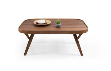Sofabord Wallxpert Fabio (110 x 44 x 70 cm) valnød - Valnød - Møbler - Borde - Sofabord