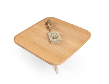 Sofabord Wallxpert Oscar Kare (100 x 48 x 100 cm) Eg - Eg - Møbler - Borde - Sofabord