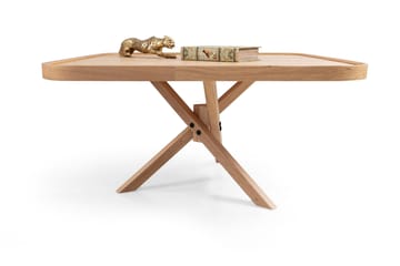 Sofabord Wallxpert Oscar Kare (100 x 48 x 100 cm) Eg - Eg - Møbler - Borde - Sofabord