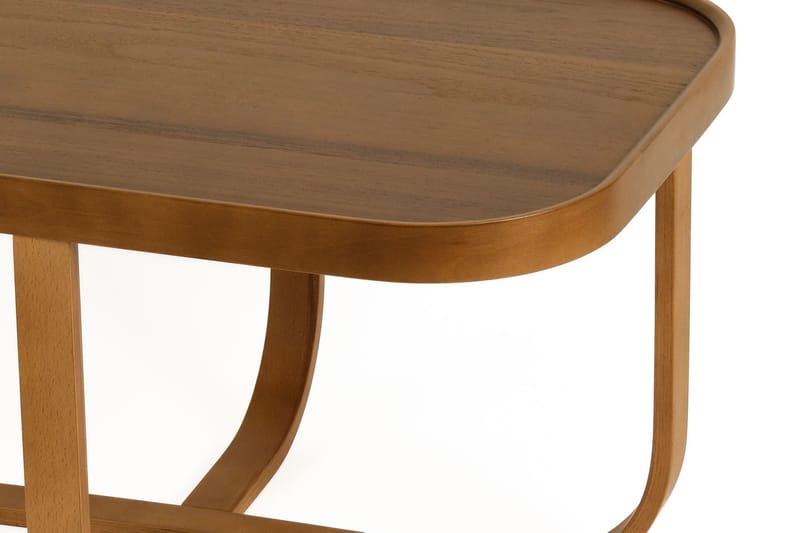 Sofabord Wallxpert Tual (110 x 42 x 70 cm) Valnød - Valnød - Møbler - Borde - Sofabord