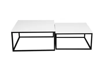 Wardner Sofabord 76 cm - Hvid - Møbler - Borde - Sofabord
