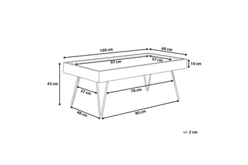 Welton sofabord 100 cm - Træ / natur - Møbler - Borde - Sofabord