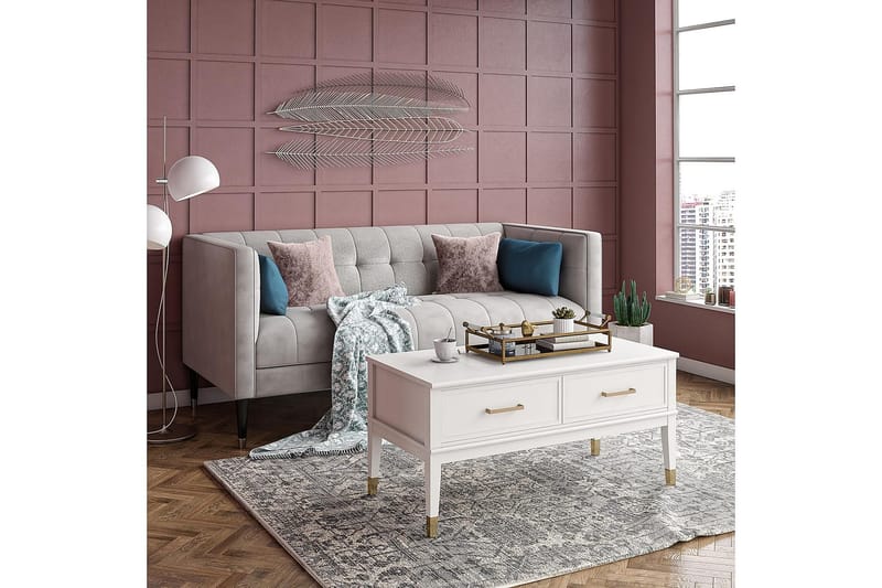 Westerleigh Sofabord 106 cm Hæve/Sænke m Opbevaring Skuffe H - CosmoLiving - Møbler - Borde - Sofabord