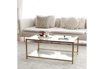 Wickaren Sofabord 90 cm - Guld - Møbler - Borde - Sofabord