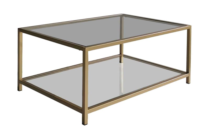 Wickaren Sofabord 90 cm - Guld - Møbler - Borde - Sofabord