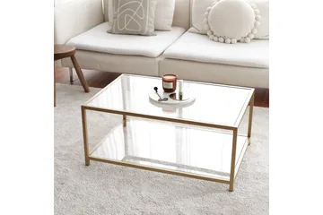 Wickaren Sofabord 90 cm - Guld - Møbler - Borde - Sofabord