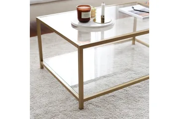 Wickaren Sofabord 90 cm - Guld - Møbler - Borde - Sofabord