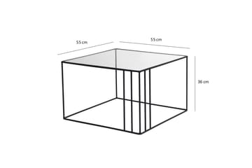 Wijkan Sofabord 55 cm - Sort - Møbler - Borde - Sofabord