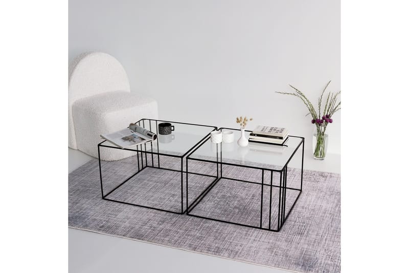 Wijkan Sofabord 55 cm - Sort - Møbler - Borde - Sofabord