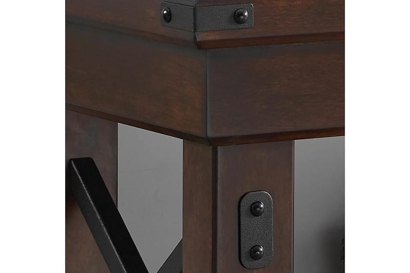Wildwood Sofabord 112 cm med Opbevaring Hylde Espresso - Dorel Home - Møbler - Borde - Sofabord