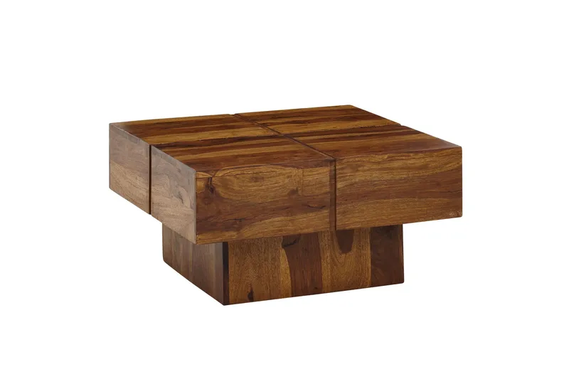 Wilhem Sofabord 58 cm Firkantet, Natur