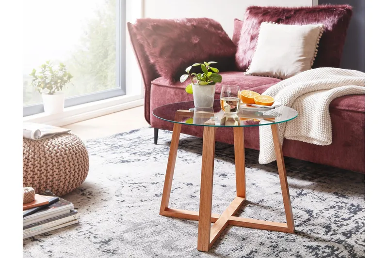 Wilhem Sofabord 58 cm Rund - Natur - Møbler - Borde - Sofabord