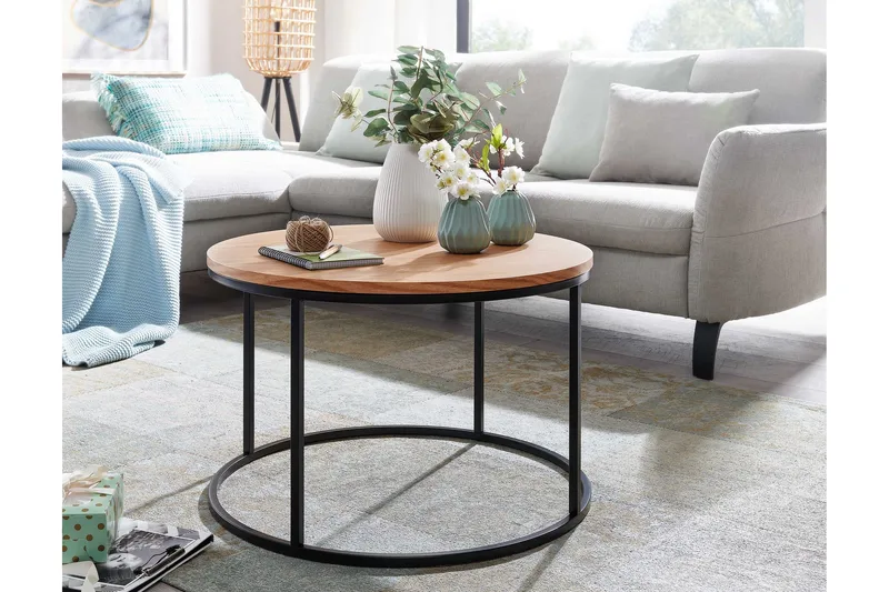 Wilhem Sofabord 70 cm Rund - Natur - Møbler - Borde - Sofabord