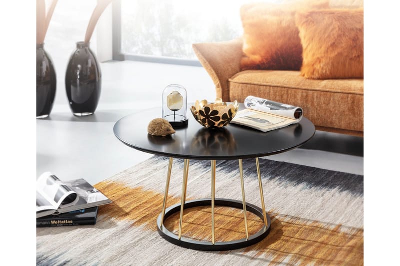 Wilhem Soffbord 80 cm Rektangulär Wohnling Black - Møbler - Borde - Sofabord