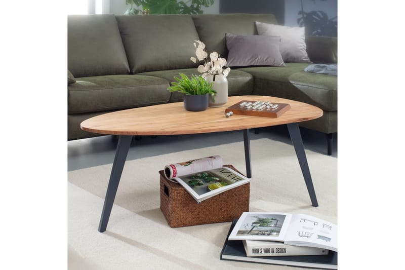Willowdale Sofabord 110 cm - Brun/Sort - Møbler - Borde - Sofabord