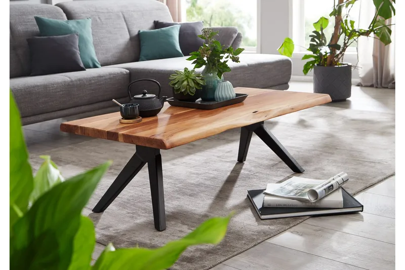 Willowdale Sofabord 115 cm - Brun / sort - Møbler - Borde - Sofabord