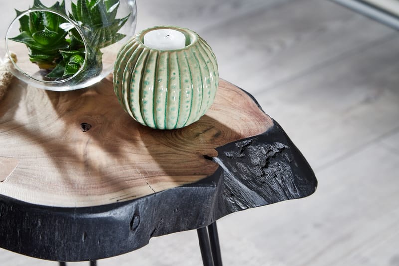 Willowdale Sofabord 40 cm Rund - Brun / sort - Møbler - Borde - Sofabord