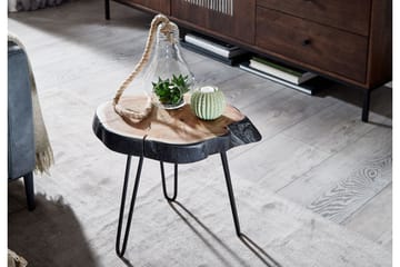 Willowdale Sofabord 40 cm Rund - Brun/Sort - Møbler - Borde - Sofabord