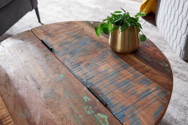 Willowdale Sofabord 60 cm Rund - Brun / hvid - Møbler - Borde - Sofabord