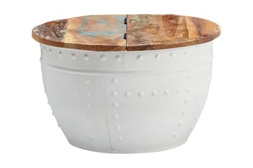 Willowdale Sofabord 60 cm Rund - Brun / hvid - Møbler - Borde - Sofabord