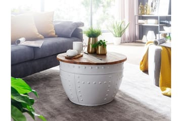 Willowdale Sofabord 60 cm Rund - Brun / hvid - Møbler - Borde - Sofabord