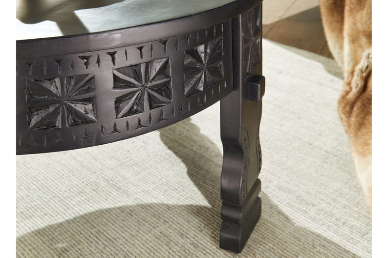 Willowdale Sofabord 60 cm Rundt - Sort - Møbler - Borde - Sofabord