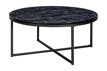 Willowdale Sofabord 80 cm Rund - Sort / grå - Møbler - Borde - Sofabord