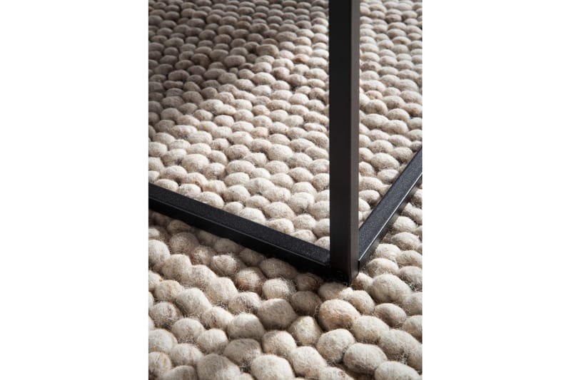 Sofabord Wohnling firkantet 60 cm stenoptik stil, klassisk metalramme, moderne look Marmor sort - Marmor sort - Møbler - Borde - Sofabord