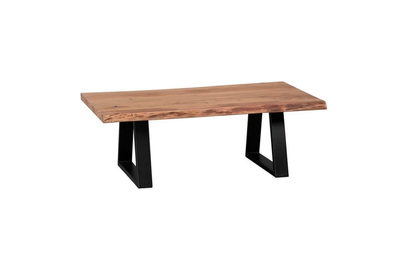 Sofabord Wohnling Gaya Massivt Akaciatræ Kant Look Landlig, undefined