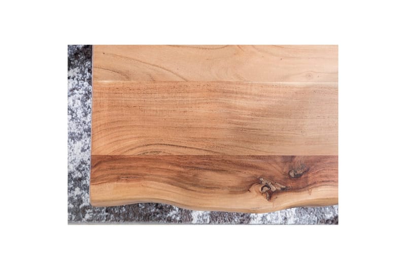 Sofabord Wohnling Gaya Massivt Akaciatræ Kant Look Landlig - Møbler - Borde - Sofabord