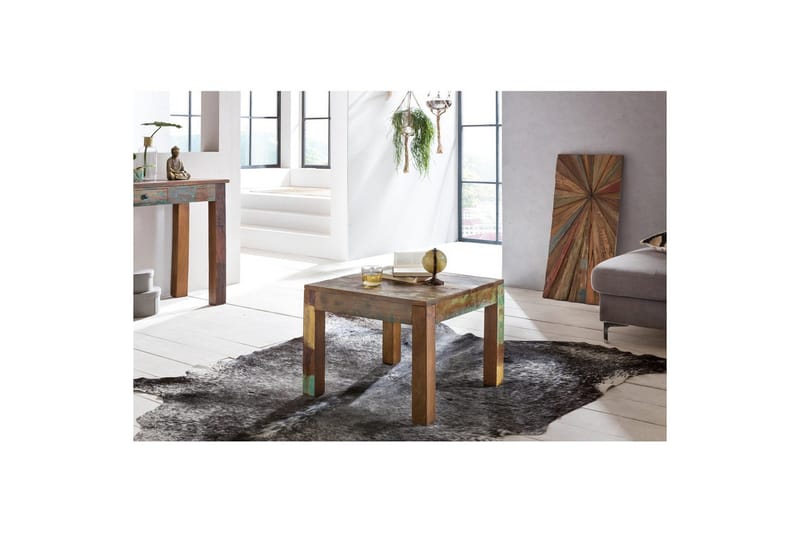 Sofabord Wohnling Kolkutta Genanvendt Massivt Træ Håndlavet Landhus Sle - Møbler - Borde - Sofabord