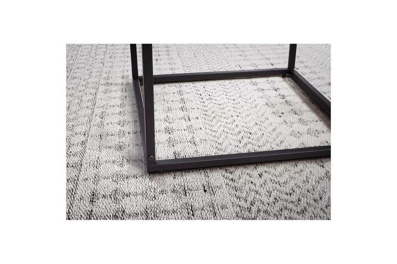 Sofabord Wohnling Kvadratisk glas 58 cm klassisk metalramme moderne - Møbler - Borde - Sofabord