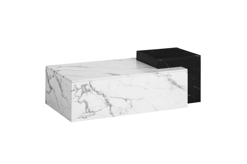 Sofabord Wohnling Marmorblok Udseende Rektangulær Moderne, undefined