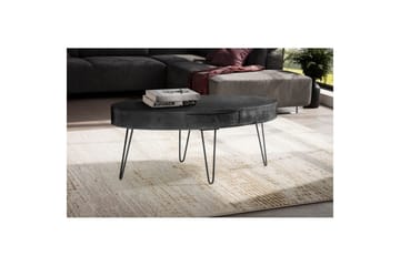 Sofabord Wohnling Massivt træ 100 cm oval med skuffe landstil - Møbler - Borde - Sofabord