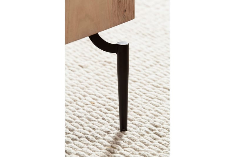 Sofabord Wohnling massivt træ 60 cm kube, kvadrat, moderne stil lys brun - lys brun - Møbler - Borde - Sofabord